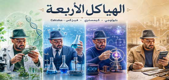الهياكل الأربعة ( بايو - كيمستري - فيزكس - ماث )